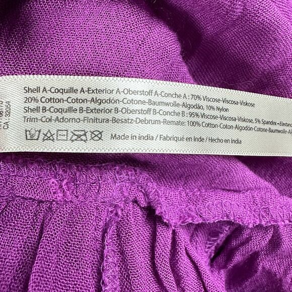 Free People Adella Lace Slip Dress Womens XS Lipstick Combo Purple Red Boho NEW - Picture 11 of 13